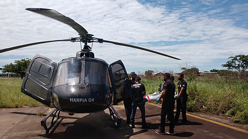 Leia mais sobre o artigo Harpia é usado para resgatar corpo na zona rural de Porto Acre