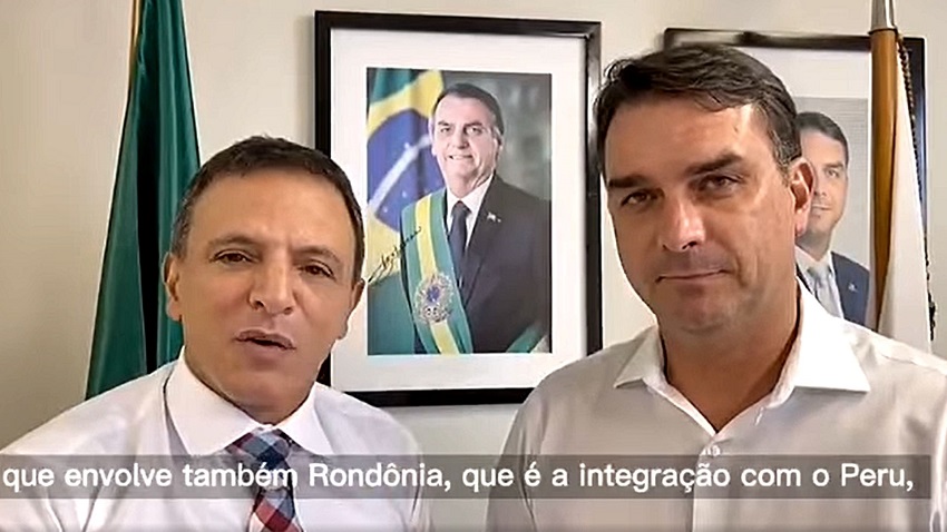 Leia mais sobre o artigo Bittar e Flávio Bolsonaro defendem construção da estrada para Pucallpa