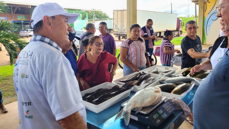 Leia mais sobre o artigo Prefeitura de Rio Branco abre a 12ª Feira do Peixe e Agricultura Familiar na Ceasa