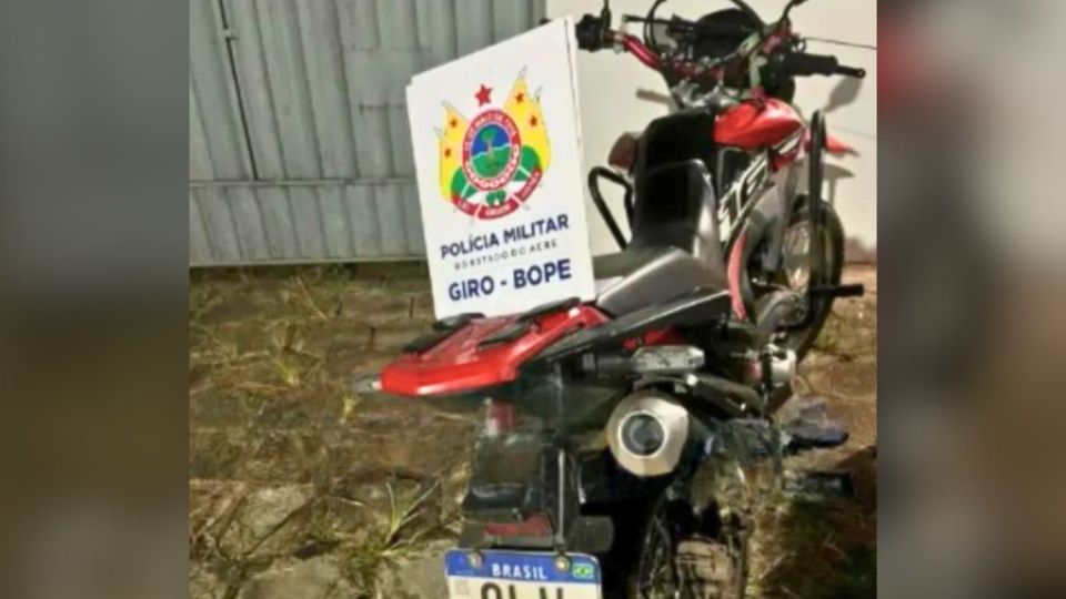 Leia mais sobre o artigo Assaltante rouba moto em Rio Branco, mas veículo trava e ele acaba preso