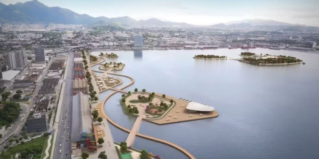 Leia mais sobre o artigo Projeto de parque na região portuária do Rio prevê praças flutuantes