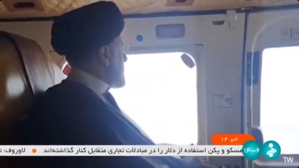 Leia mais sobre o artigo Vídeo: Presidente do Irã foi filmado no helicóptero antes de acidente
