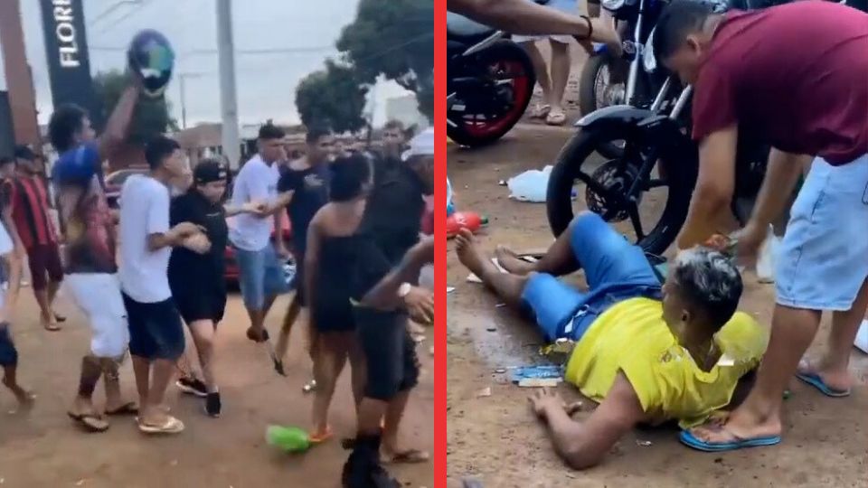 Leia mais sobre o artigo Vídeo: briga em Rio Branco deixa 2 feridos; homem fica coberto de sangue