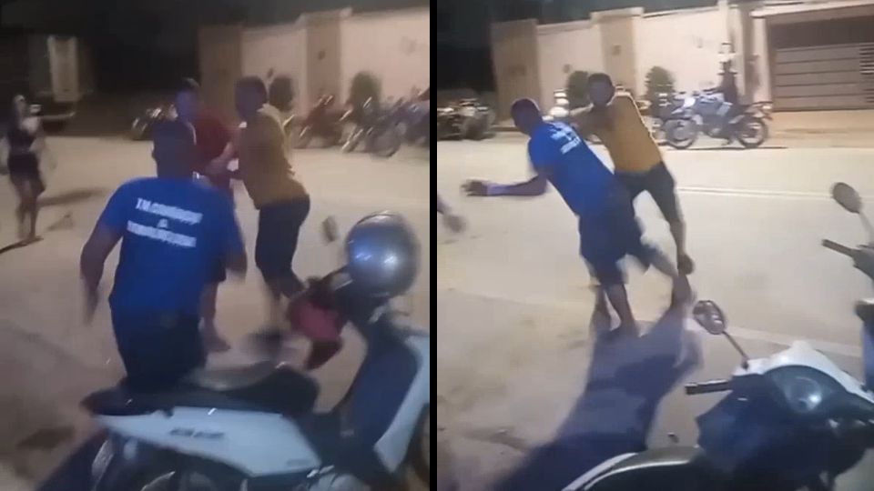 Leia mais sobre o artigo UFC de Rua: homens trocam socos após festa no interior do Acre; VÍDEO