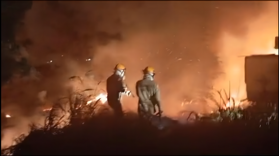 Leia mais sobre o artigo VÍDEO: incêndio em matagal ameaça casas e Bombeiros são acionados em Rio Branco