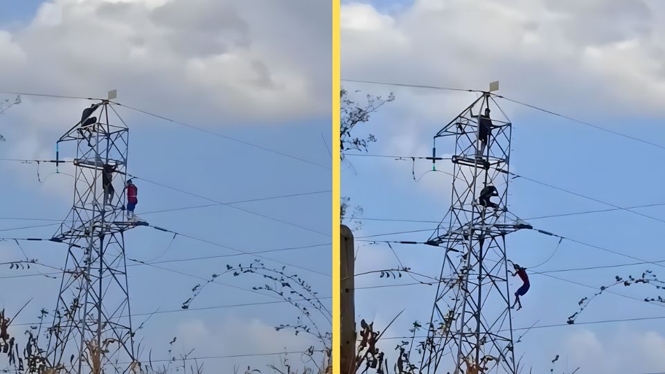 Leia mais sobre o artigo ‘Caçadores da morte’: jovens brincam em torre de alta tensão no Acre; VÍDEO