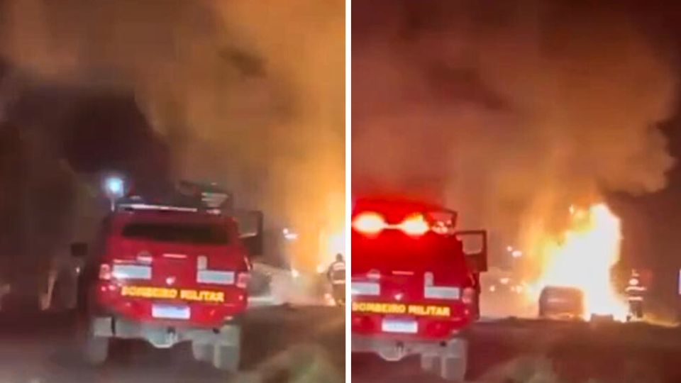 Leia mais sobre o artigo Incêndio consome carro na BR-364 nas proximidades de Sena Madureira; VÍDEO