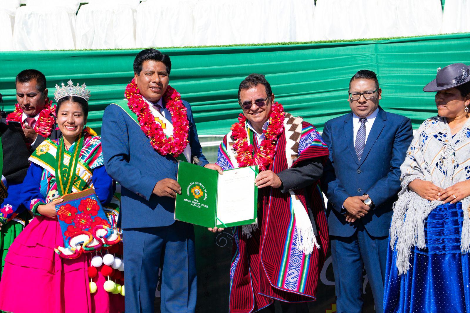 Leia mais sobre o artigo Gonzaga é homenageado em cidade peruana por apoiar intercâmbio entre Acre e Peru