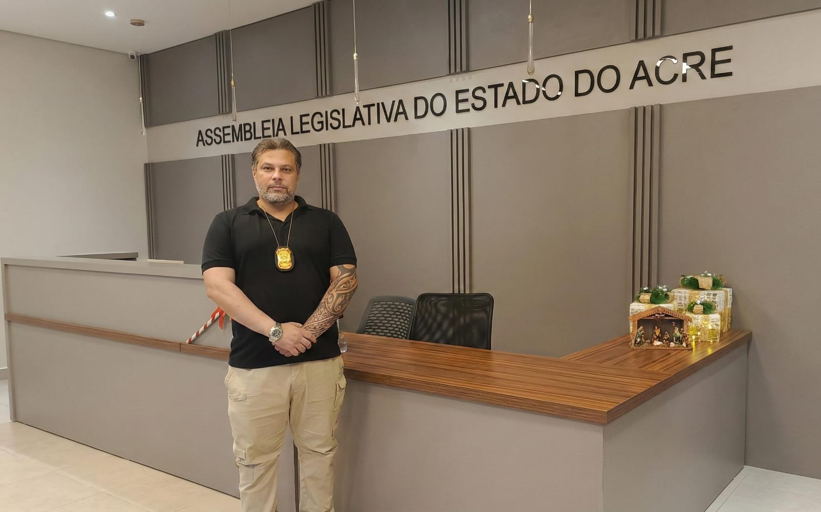 Leia mais sobre o artigo Diretor da FENASPPEN busca apoio da Aleac por valorização da Polícia Penal