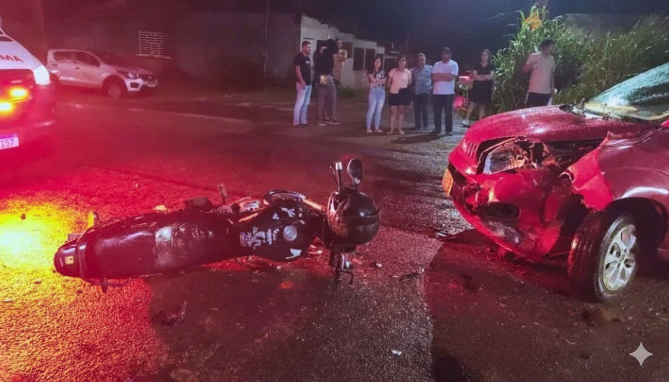 Leia mais sobre o artigo Jovem fica gravemente ferido após colisão entre carro e motocicleta na AC-10