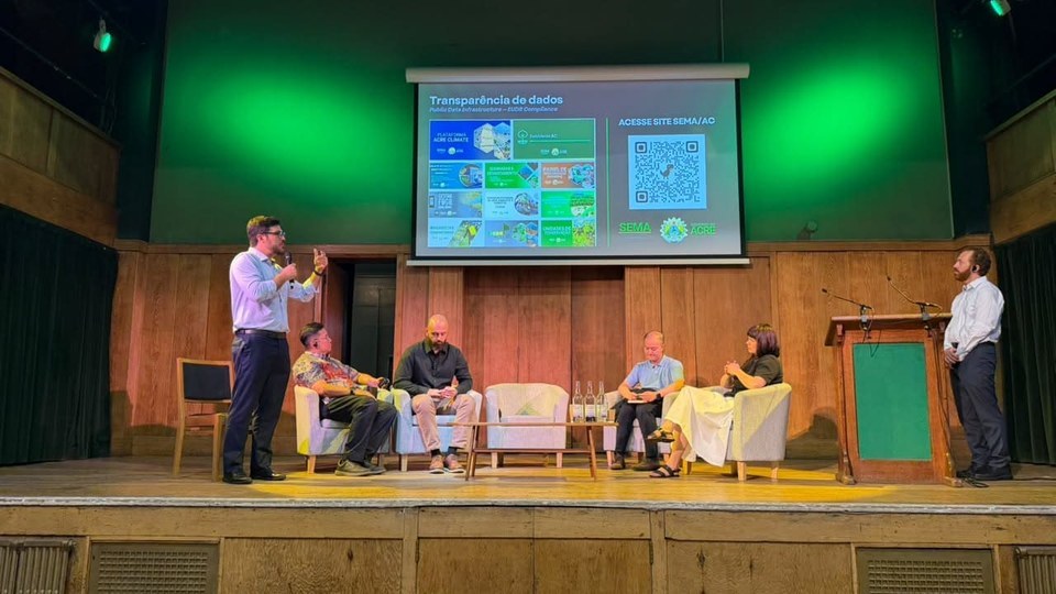 Na Semana do Clima de Londres, Acre apresenta experiências em conservação das florestas e estratégias de enfrentamento aos impactos do El Niño