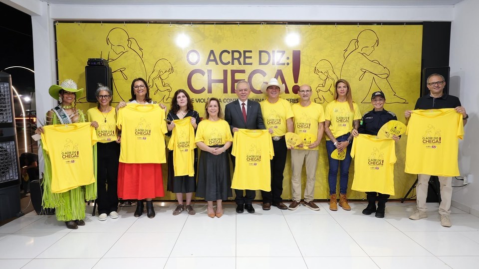 “O Acre diz: chega”: MPAC lança campanha de enfrentamento à violência contra meninas e mulheres
