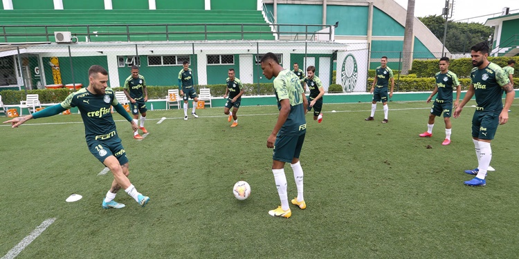 Leia mais sobre o artigo Palmeiras treina e  encerra preparação visitando Libertad pela Libertadores