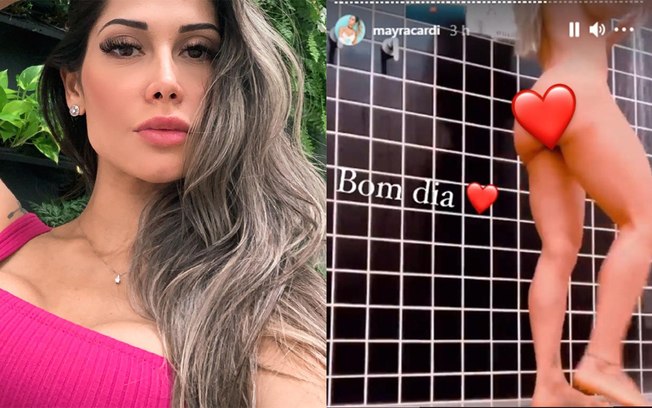 Leia mais sobre o artigo Mayra Cardi se filma no banho e surge nua por completo no Stories