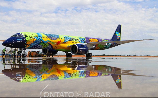 Leia mais sobre o artigo Azul realiza pousos no Santos Dumont com Embraer E195-E2