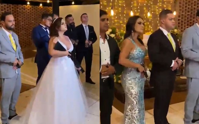 Leia mais sobre o artigo Viraliza vídeo de noiva e convidados armados em casamento