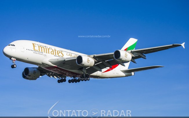 Leia mais sobre o artigo Emirates não voltará a operar o Airbus A380 no Brasil em janeiro