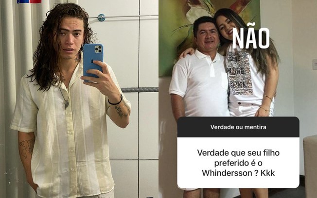 Leia mais sobre o artigo Pai de Whindersson Nunes fala que o comediante não é seu filho preferido