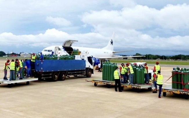 Leia mais sobre o artigo Oxigênio doado por Gusttavo Lima é transportado pela Sideral até Manaus