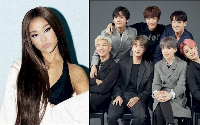 Leia mais sobre o artigo Ariana Grande pode gravar uma colaboração com o BTS, segundo site