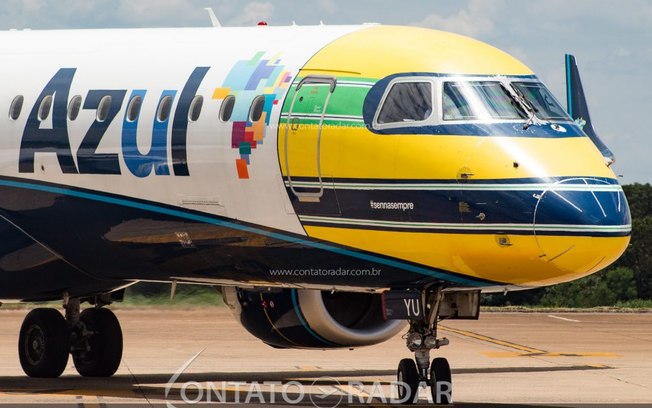 Leia mais sobre o artigo Embraer 195 que homenageia Ayrton Senna retorna ao Brasil