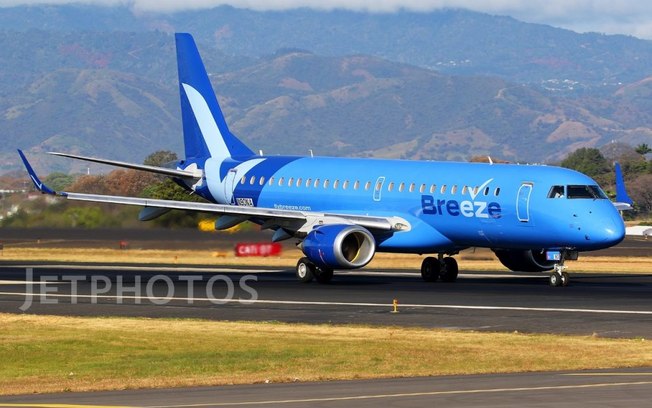 Leia mais sobre o artigo Breeze recebe seu primeiro Embraer 190