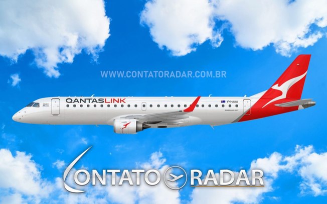 Leia mais sobre o artigo Qantas Link voará com aeronaves Embraer 190