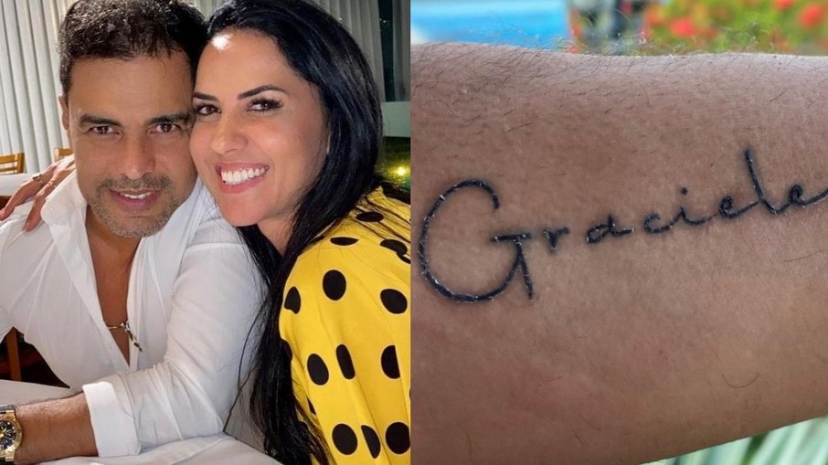 Leia mais sobre o artigo Graciele Larcerda sobre tatuagem de Zezé Di Camargo: “Caí no choro”