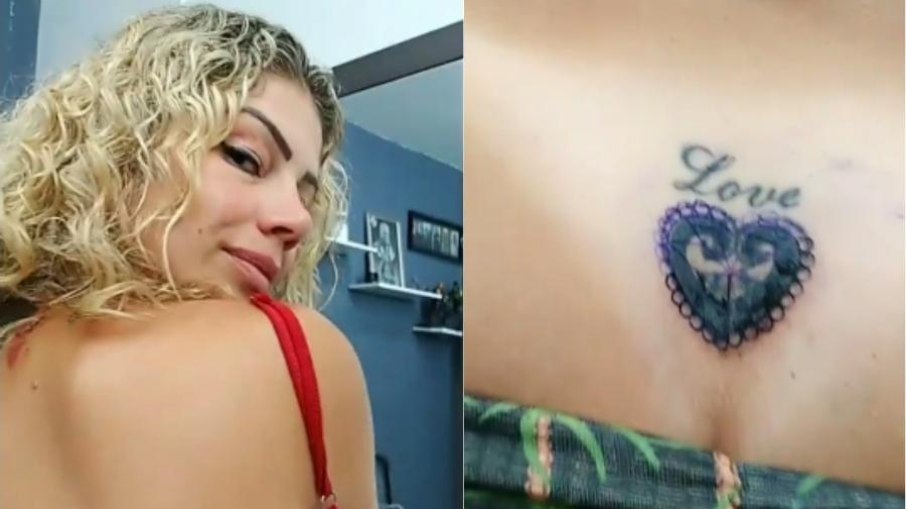 Leia mais sobre o artigo Ex-paquita Cátia Paganote faz tatuagem íntima e mostra resultado na web