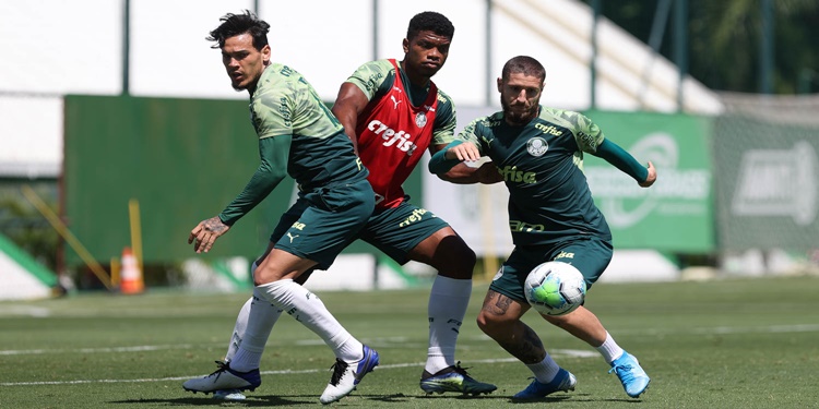 Leia mais sobre o artigo Com treino tático, Palmeiras dá sequencia para a final contra o Grêmio