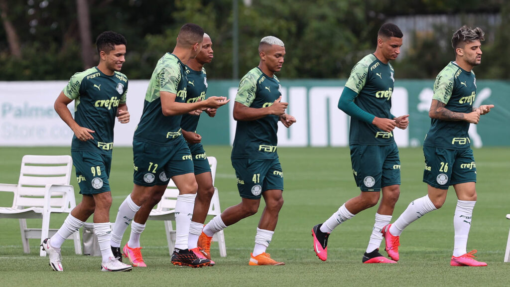 Leia mais sobre o artigo Com Veron em campo, Palmeiras encerra preparação para a final da Copa do Brasil